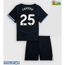 Chelsea Moises Caicedo #25 Tredjedraktsett Barn 2025-26 Kortermet (+ Korte bukser)